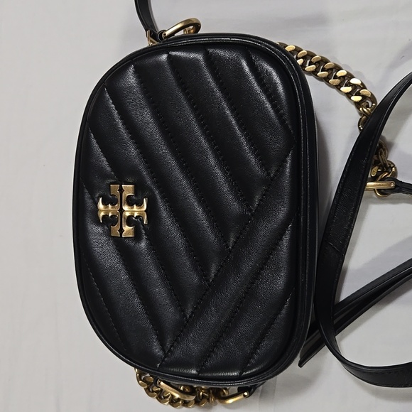 Tory Burch Kira Black Quilted Crossbody Bag - Picture 2 of 8